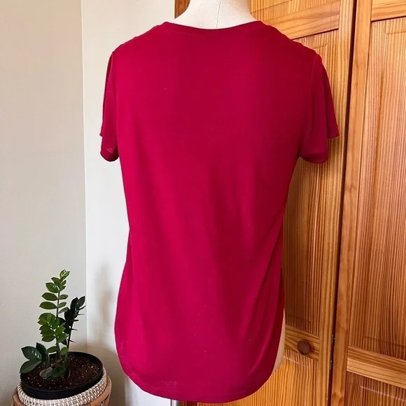 Harry Potter Large Gryffindor High Low Longline Graphic Tee Tshirt - Picture 4 of 8